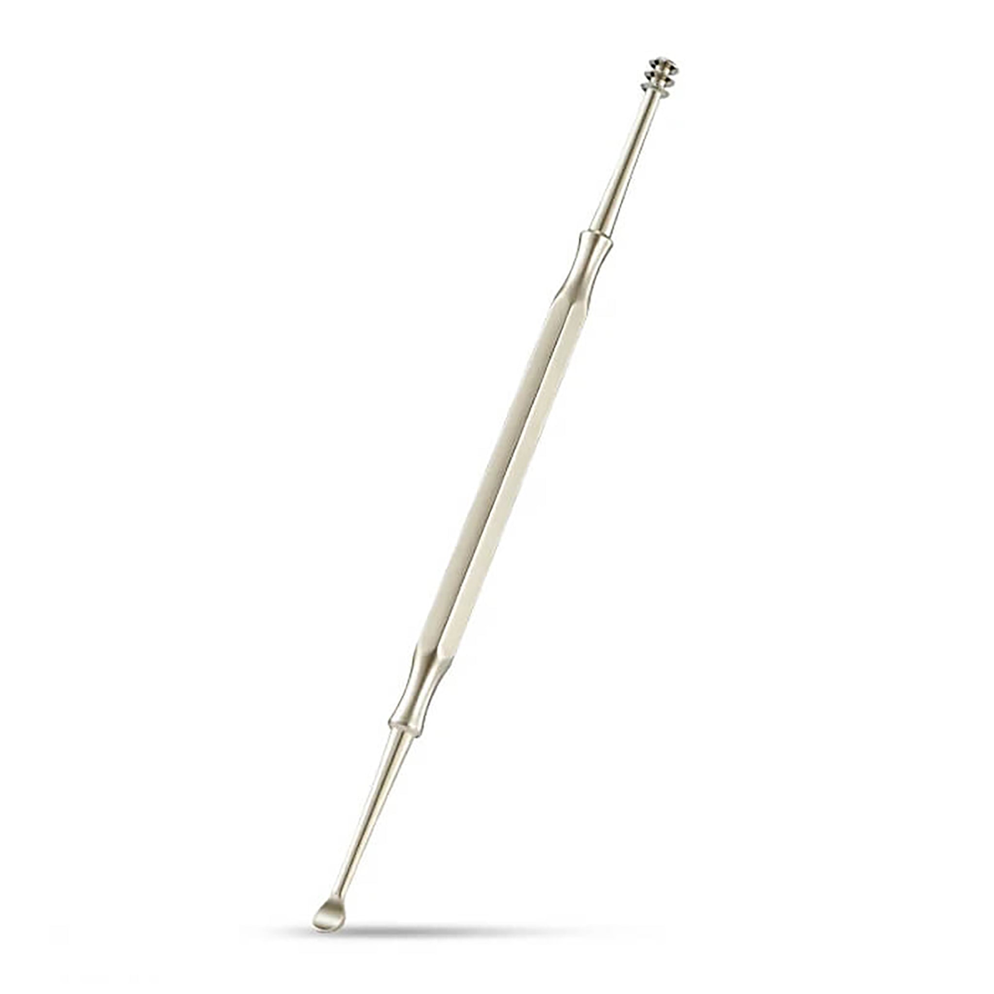 MR.GREEN MR-2189 double-head ear wax remover with spiral tip and round ear spoon, main product image on white.