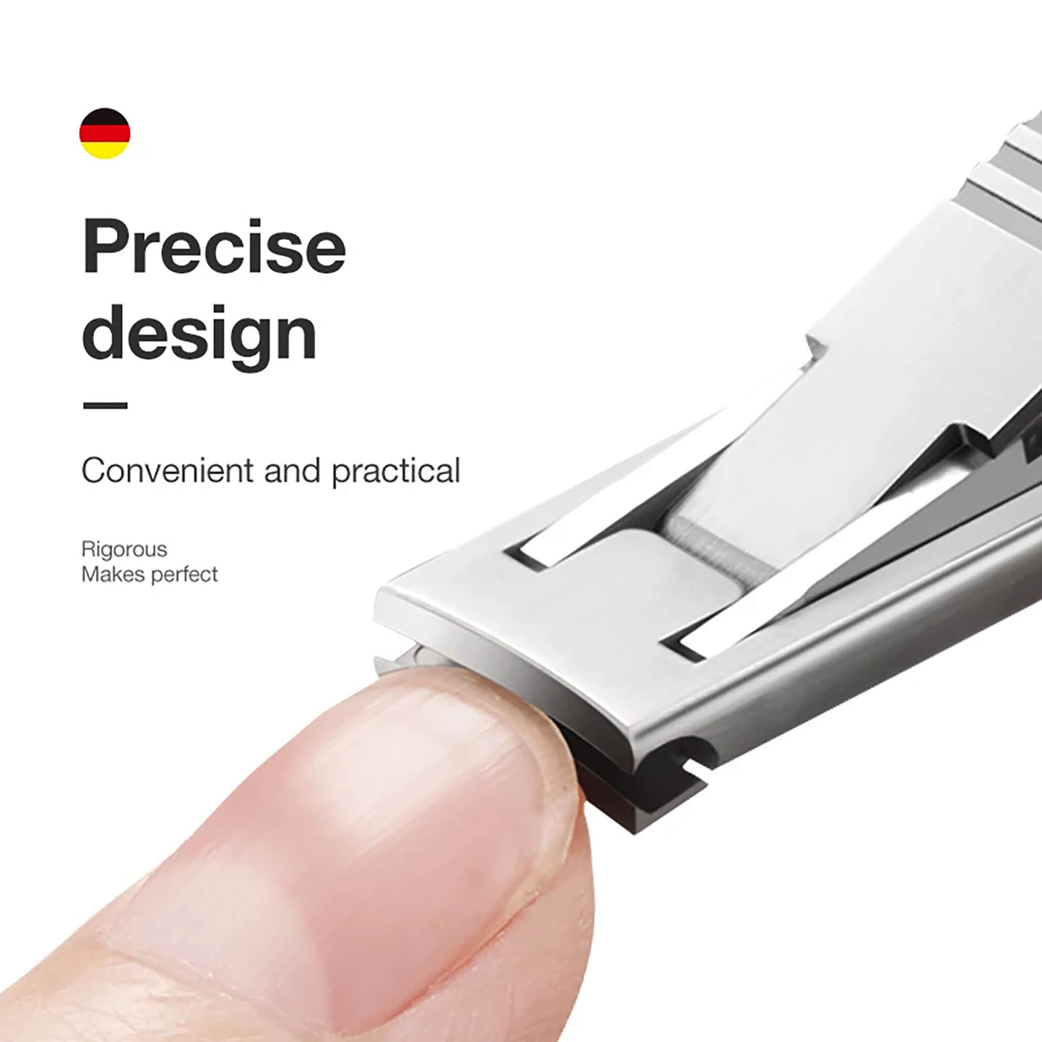 Tagliaunghie MR.GREEN MR-9999 dal design preciso: presa comoda e taglio pulito, pratico per uso quotidiano