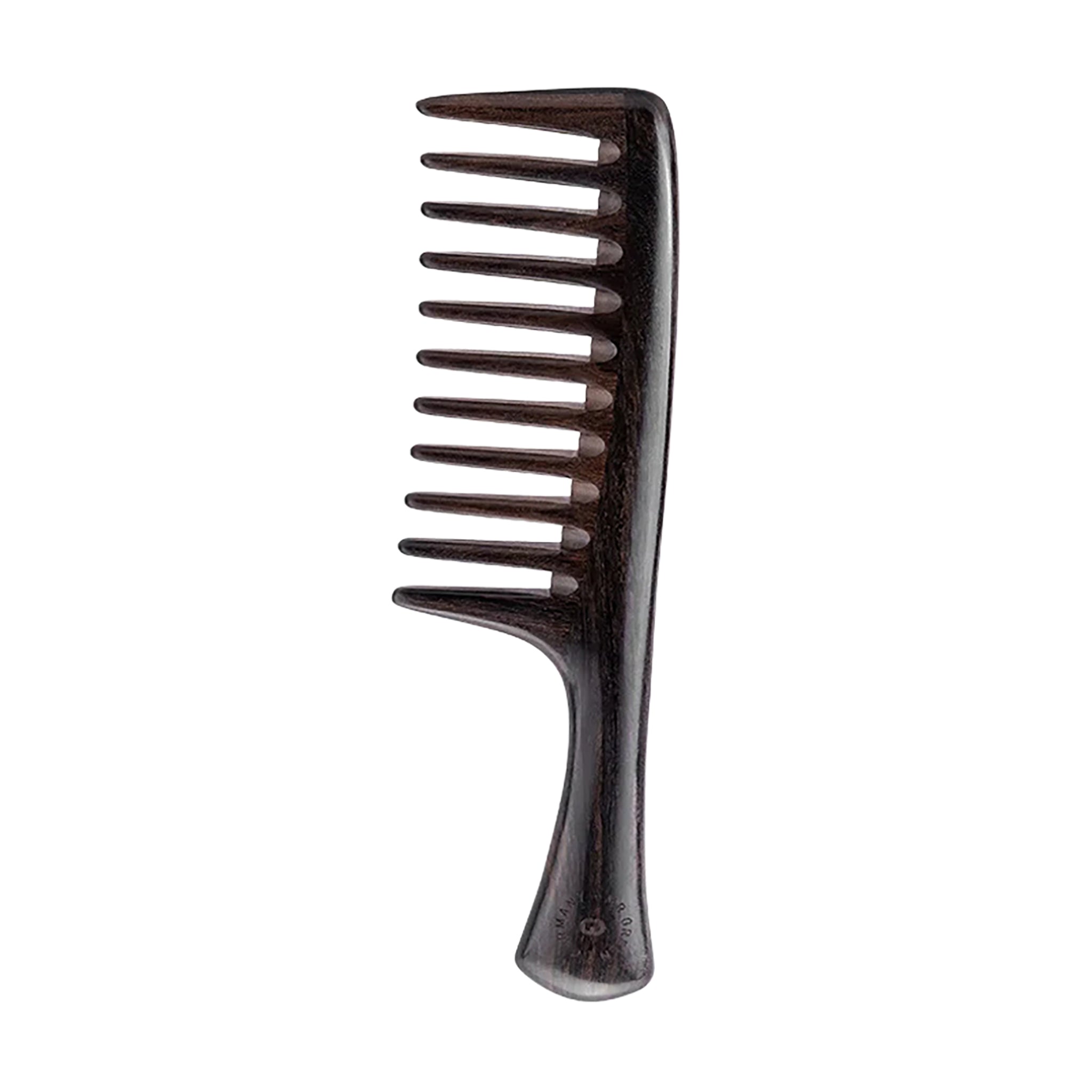 MR.GREEN Mr-7122 Medium wooden comb, natural Chacate Preto wide-tooth eco comb designed for daily hair care and scalp massage.