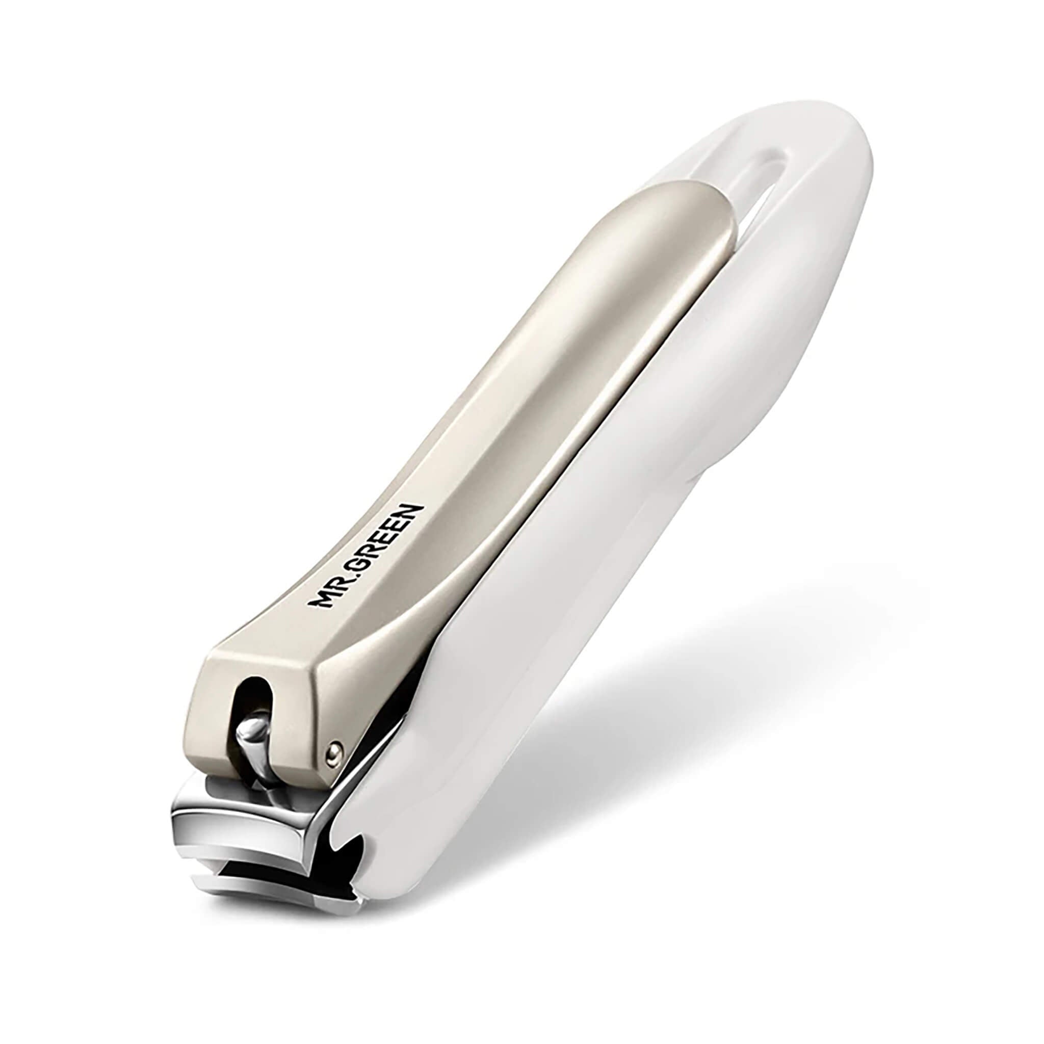 MR.GREEN MR-1117 tamanho grande corta-unhas antirrespingos aço inox cabo ergonômico corte forte e preciso para pedicure