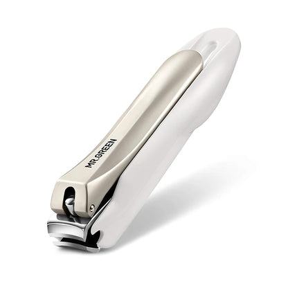 MR.GREEN MR-1117 tamanho grande corta-unhas antirrespingos aço inox cabo ergonômico corte forte e preciso para pedicure