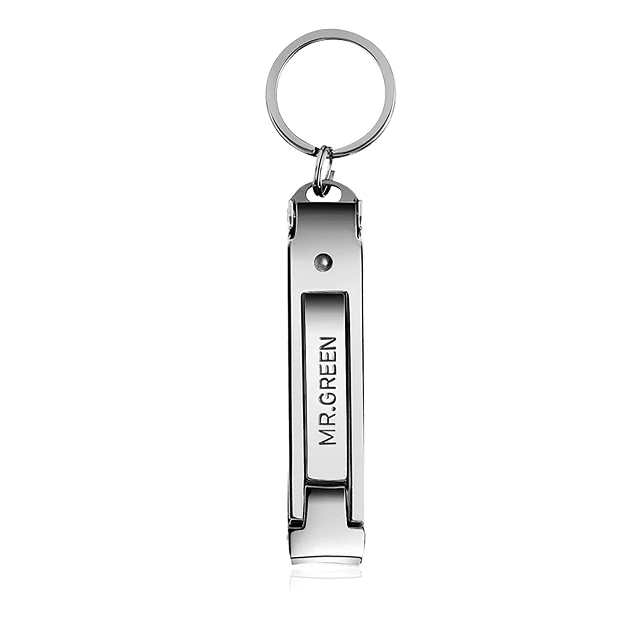 MR.GREEN Mr-3000 Nagelknipser mit Schlüsselring – schlank, klappbar, aus Edelstahl für präzise Maniküre
