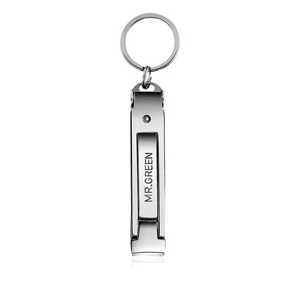 MR.GREEN Mr-3000 Nagelknipser mit Schlüsselring – schlank, klappbar, aus Edelstahl für präzise Maniküre