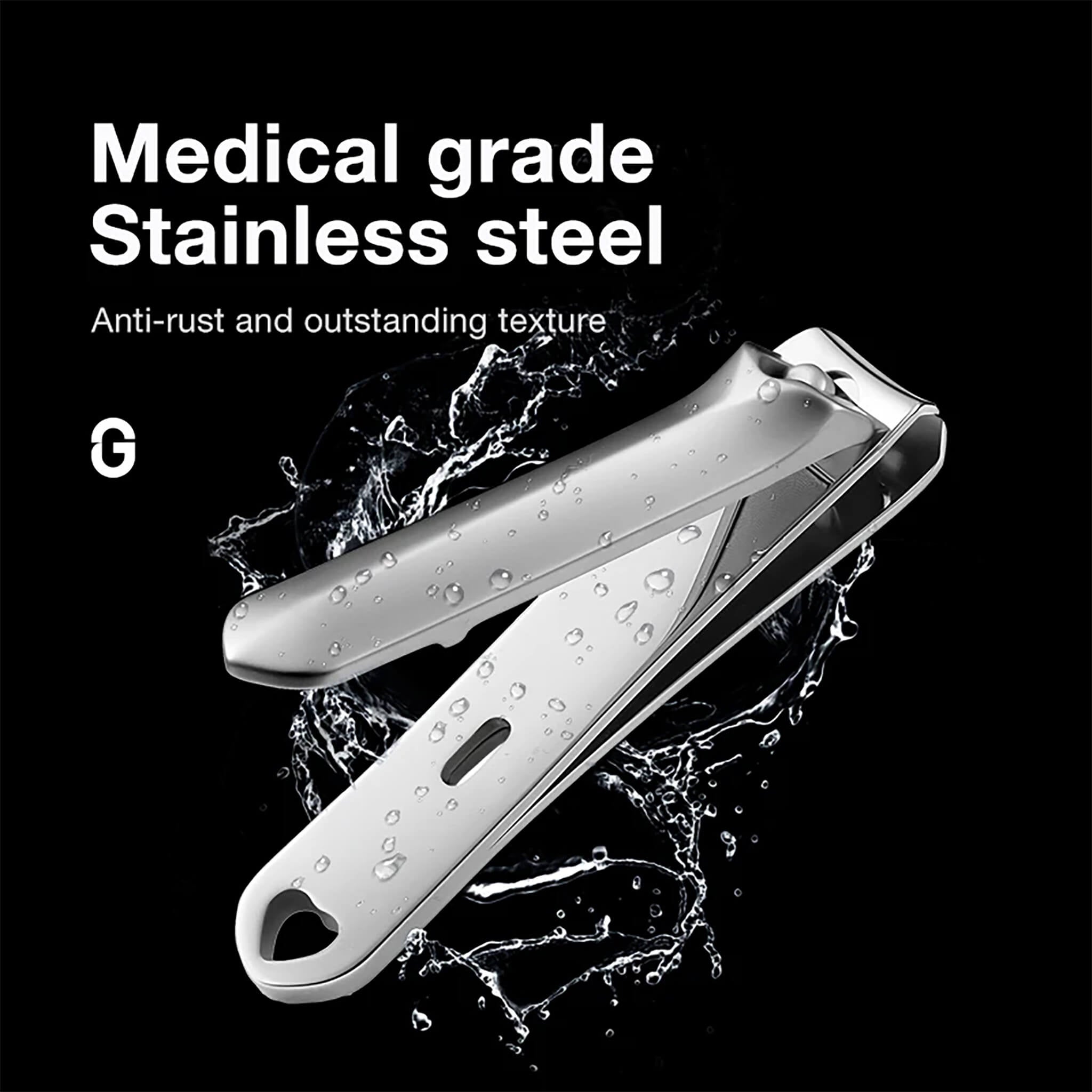 MR.GREEN Nagelknipser aus medizinischem Edelstahl rostfrei langlebig extrem scharf professionelle Maniküre Qualität