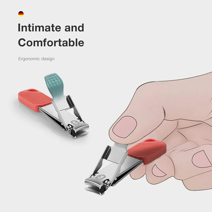 MR.GREEN faltbarer Nagelknipser mit ergonomischem Griff; komfortabler Halt, ideal für präzises Trimmen im Alltag