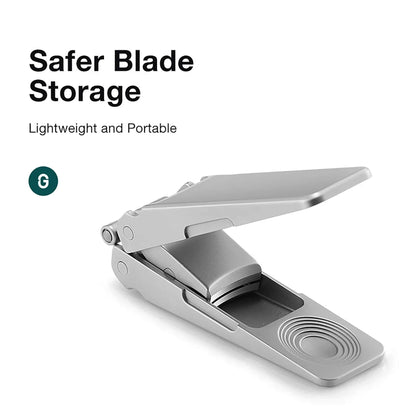 MR.GREEN Klapp-Nagelknipser – sichere Klingenaufbewahrung, leicht, tragbar, ideal für Reise-Maniküre