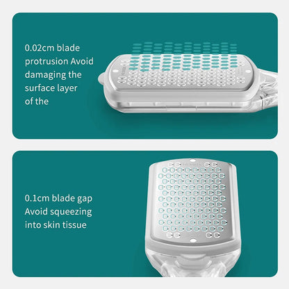 Lixa de pés MR.GREEN micro-lâmina inox 0,02 cm/0,1 cm; remove calos com precisão sem agredir a pele.