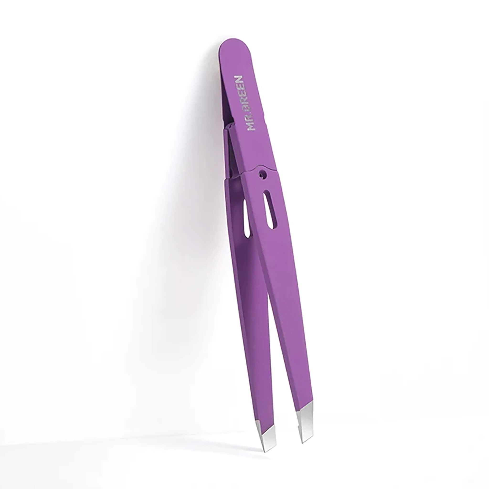 MR.GREEN Precision Slant Eyebrow Tweezer - Salon-Grade