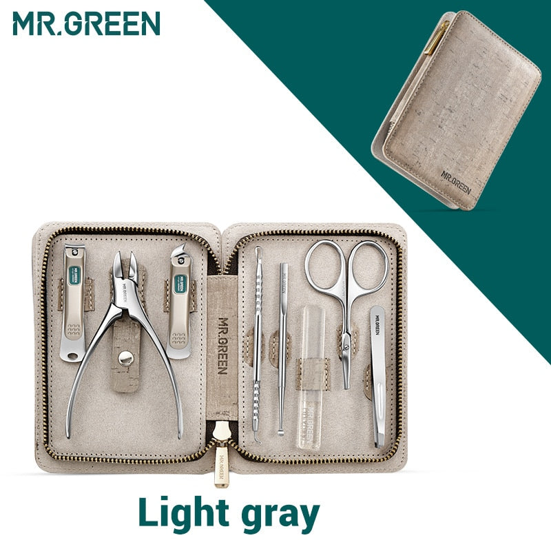MR.GREEN Maniküre- und Pediküre-Set mit Nagelknipser: Komplettes Nagelpflegeset