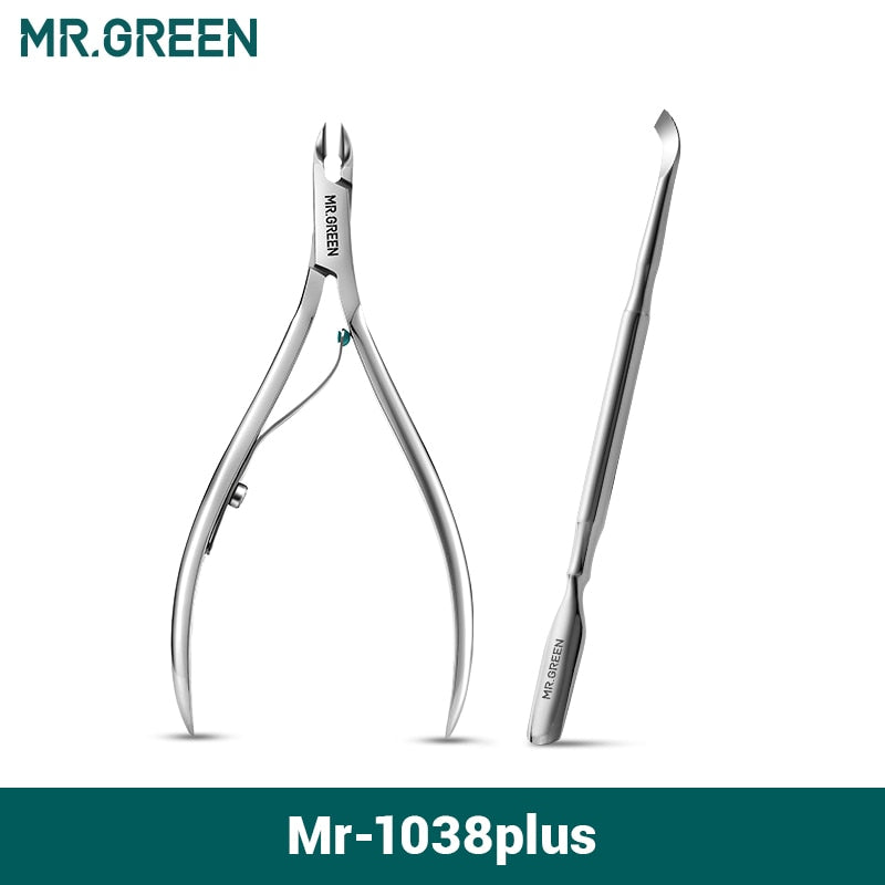 MR.GREEN Cuticle Nipper: Precision Manicure Scissors