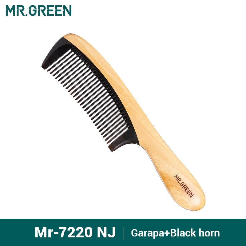 MR.GREEN Naturholzkamm mit Hornabstand: Sanfte Haarpflege