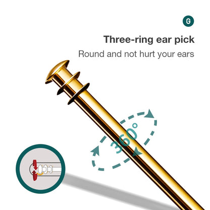 MR.GREEN Ohrenreiniger mit drei Ringen zur Entfernung von Ohrenschmalz: Sanfte und effektive Ohrenpflege