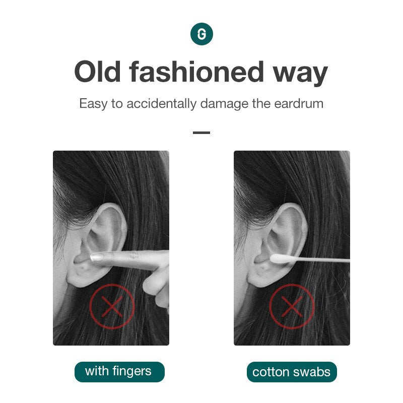 Outil d'élimination du cérumen à double tête MR.GREEN : solution douce pour le soin des oreilles