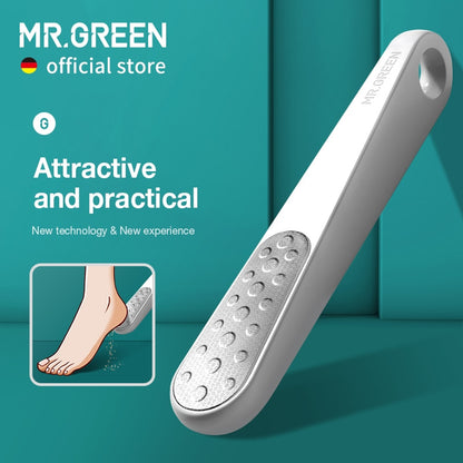 MR.GREEN Doppelseitige Fußfeile: Entferner von Hornhaut und abgestorbener Haut