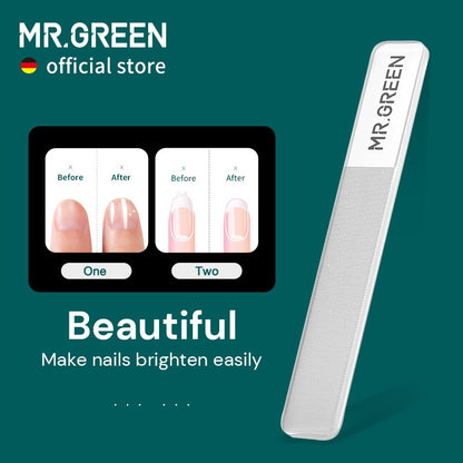 MR.GREEN Nano-Glas-Nagelfeilen, Nagellack-Werkzeug