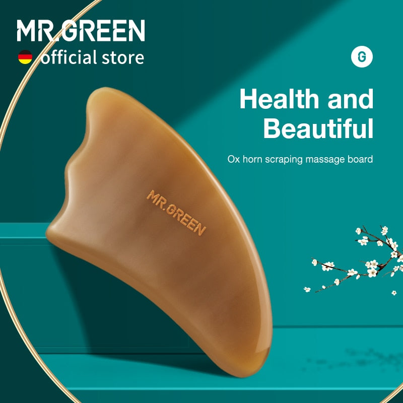 Planche de massage à gratter MR.GREEN Guasha : outil de soins personnels et de bien-être